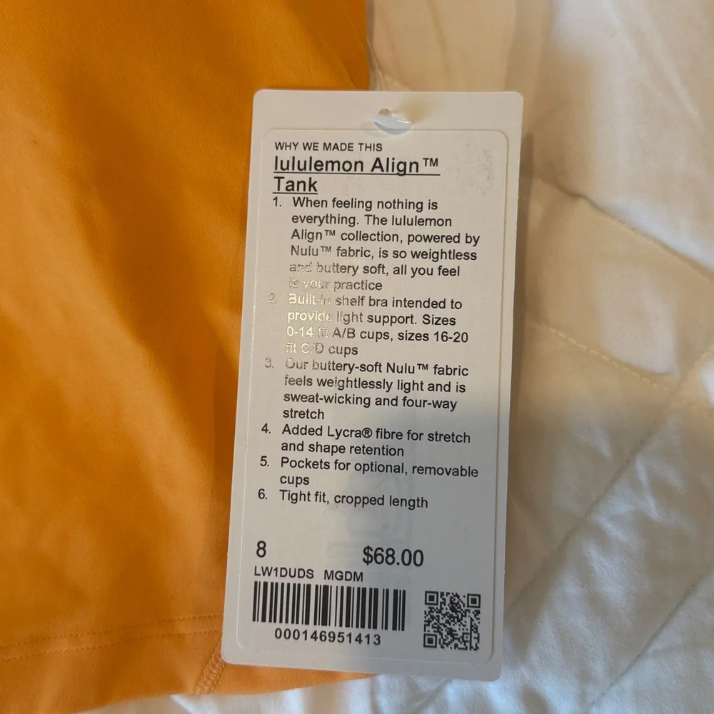 NWT- Lululemon Align Tank - Picture 2 of 4